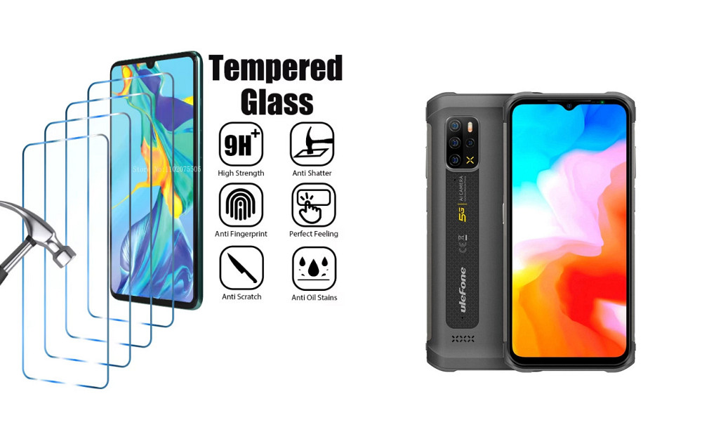 Защитное стекло ArmorGlass для Ulefone Armor 12 5G, Armor 12S – устойчивое к царапинам и ударам Киев - изображение 1