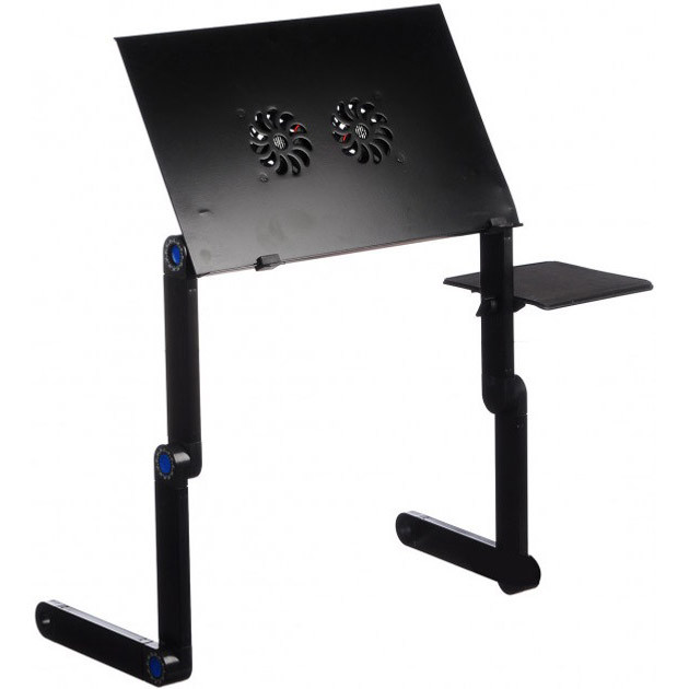 Столик для ноутбука с регулируемым наклоном Laptop Table T8, Удобный столик для ноутбука в кровать GT-82 Львов - изображение 11