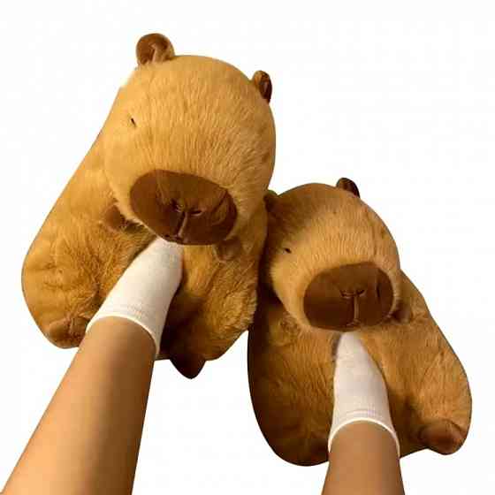 Домашні плюшеві капці Капібара Вінниця