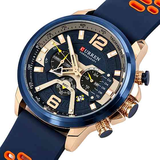 Годинник чоловічий наручний Curren Toronto Lava Blue (2 ремінці) Вінниця
