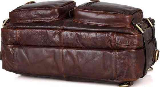 Сумка мужская Vintage 14590 кожаная Коричневая Киев