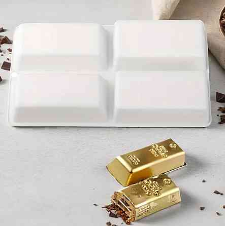 Молд Слитки золота 140 на 252 мм серый Киев