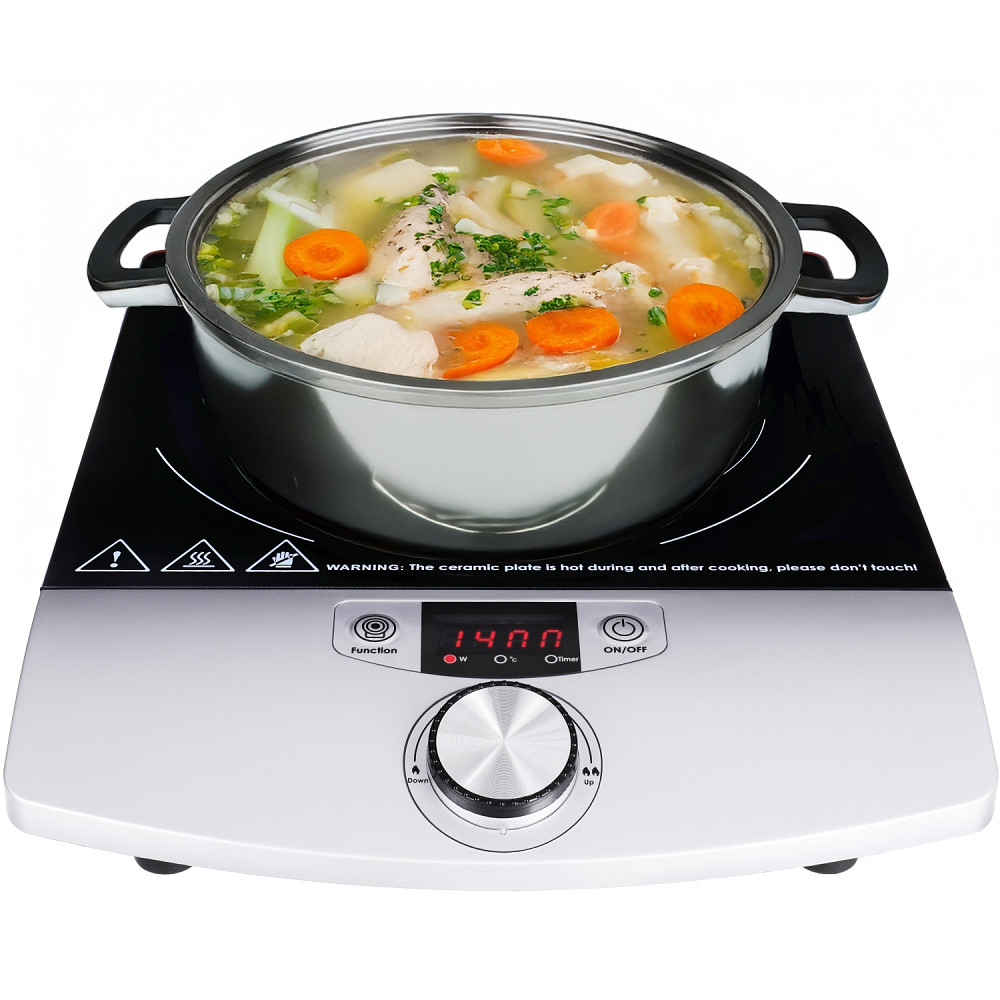 Плита настільна Camry CR 6515 індукційна/ конфорок:1/ 20-2000Вт/ 60°-240° С/ склокераміка Винница - изображение 8