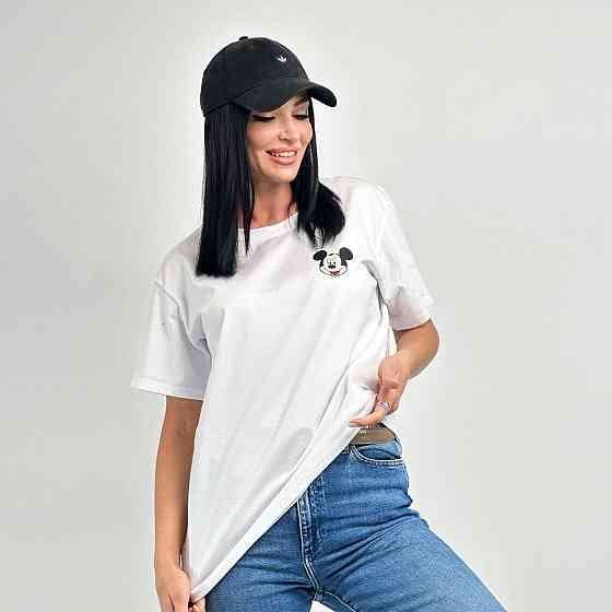 Женская футболка свободного кроя 