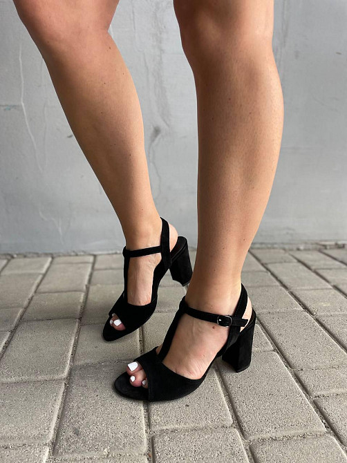 Nivelle Босоніжки жіночі NIVELLE 1702/8015-8033 чорні (літо, замша натуральна) (3403) Коломыя - изображение 1