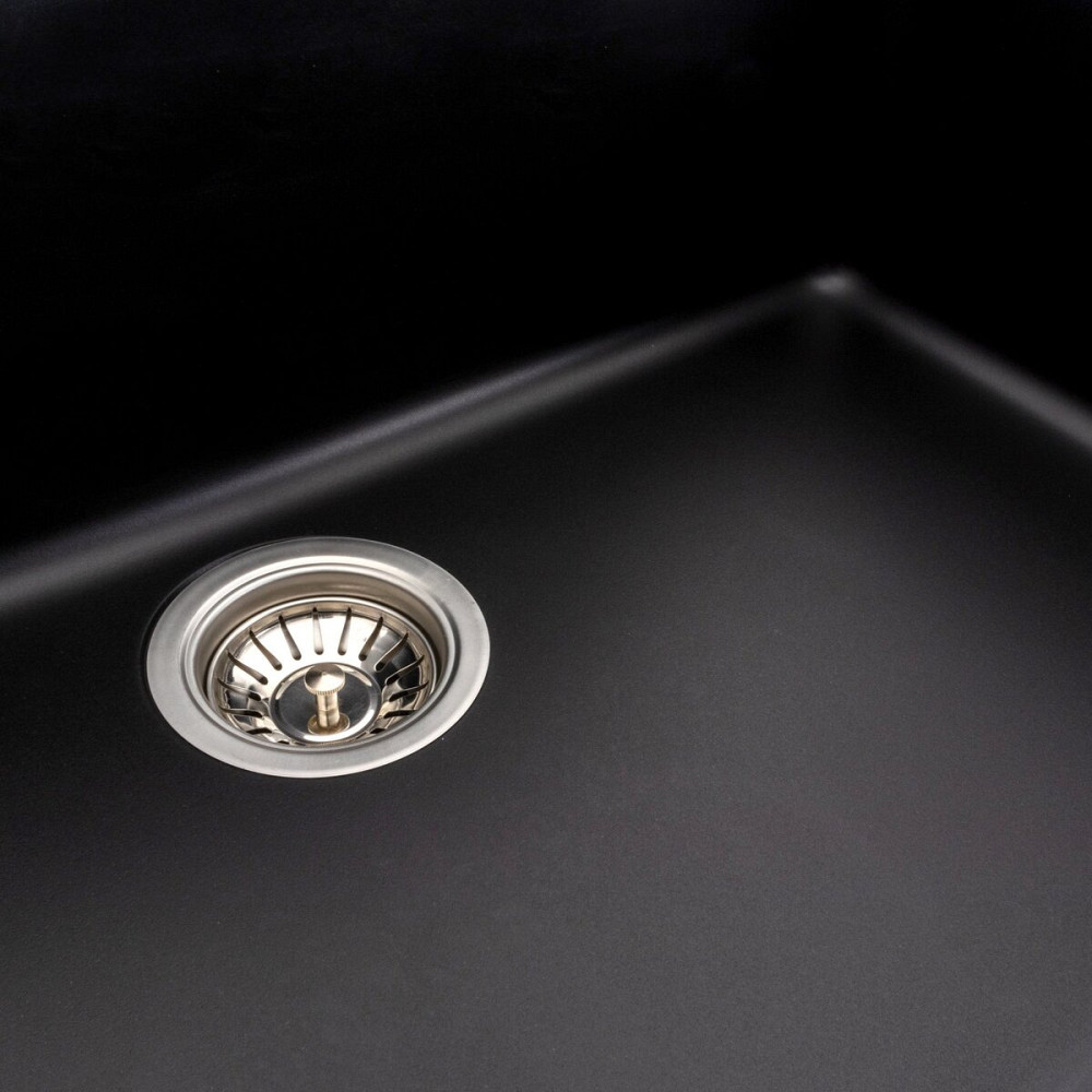 PLATINUM Гранітна мийка для кухні Platinum 7945 Paruana матова Чорна Київ - фото 6