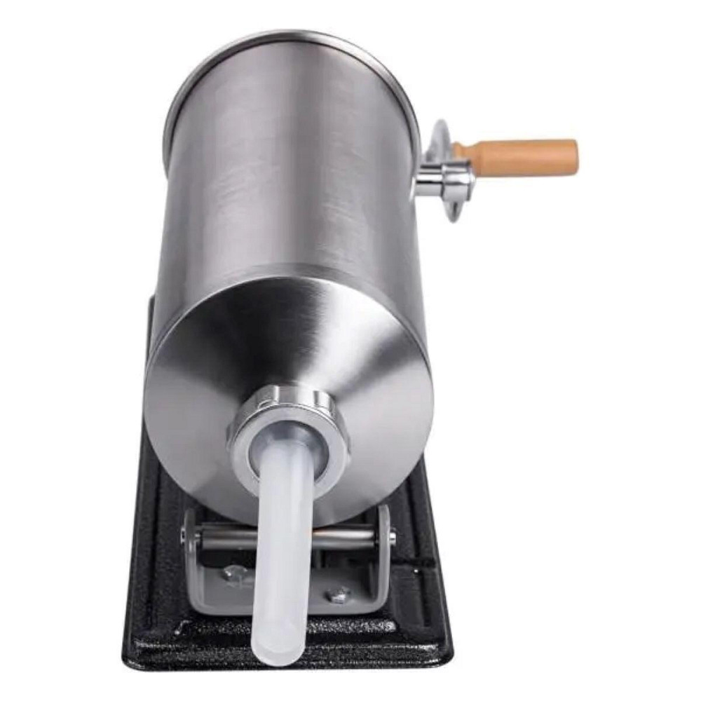 Шприц для колбасы ручной 3 л горизонтальный колбасный шприц из нержавейки для фарша 4 насадки 16788-4 Киев - изображение 9