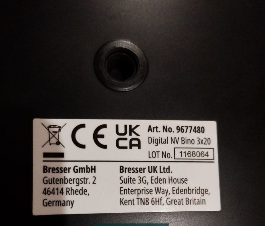 Цифровий бінокль нічного бачення BRESSER Київ - фото 3