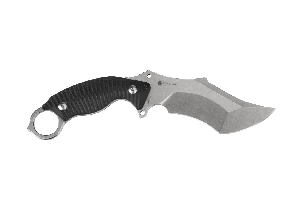 Ніж фіксований мисливський Ruike F181-B, (11.5 см) 14C28N / G10 чорний Київ - фото 4