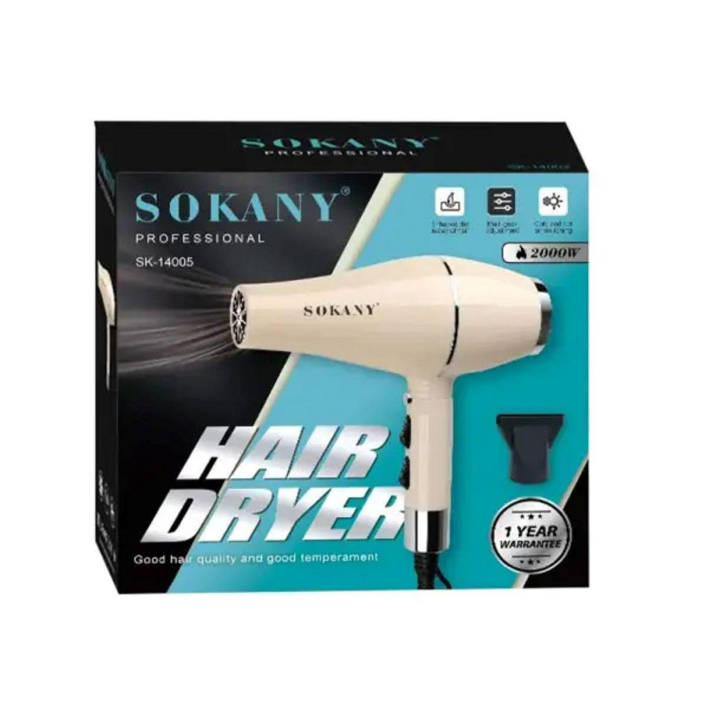 Фен для волосся з насадкою концентратором 1500 Вт  Sokany SK-14005 Київ - фото 6