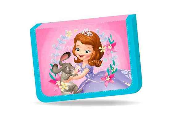 Пенал тканинний, 1 відділ. 2 відв. Disney SOFIA 21*13,5*4см 930511 ТМ LEADER Київ