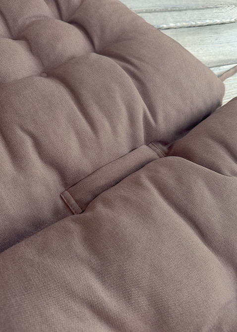 Подушка для стільців (50x120х8 см) подвійна Decorator Sawana колір пудровий 84-138 Київ - фото 6