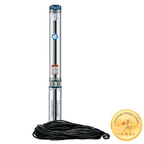 Aquatica Насос центробежный 0.92кВт H 117(88)м Q 45(30)л/мин Ø80мм 50м кабеля mid AQUATICA 3QJE Коломия