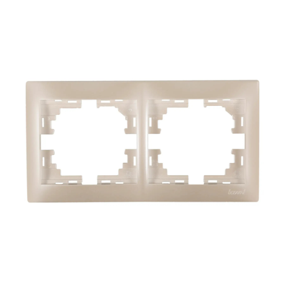 MIRA Рамка 2-я горизонтальная перламутр Lezard Харьков