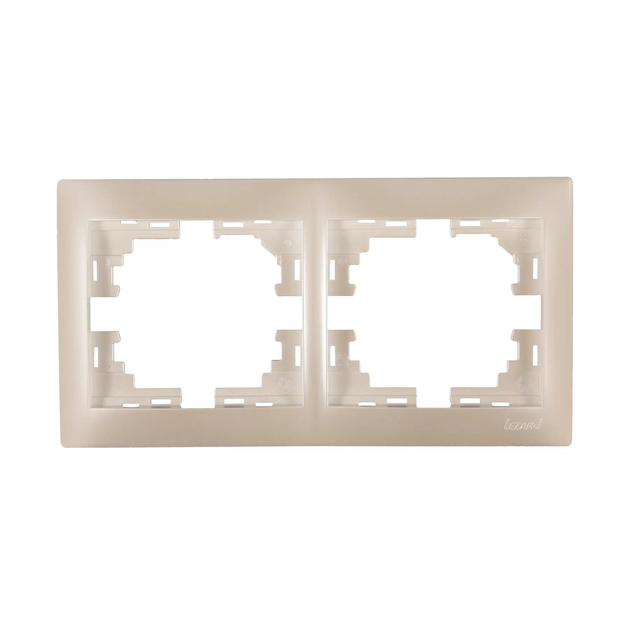 MIRA Рамка 2-я горизонтальная перламутр Lezard Харьков - изображение 1