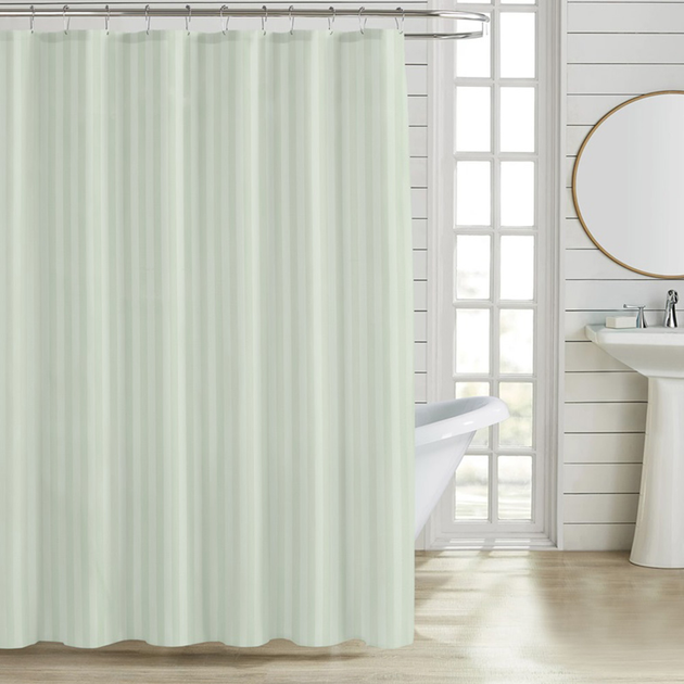 Штора для ванной 180*180 (цвет бежевый) полиэстер Zerix SCТ-002 Харьков - изображение 1