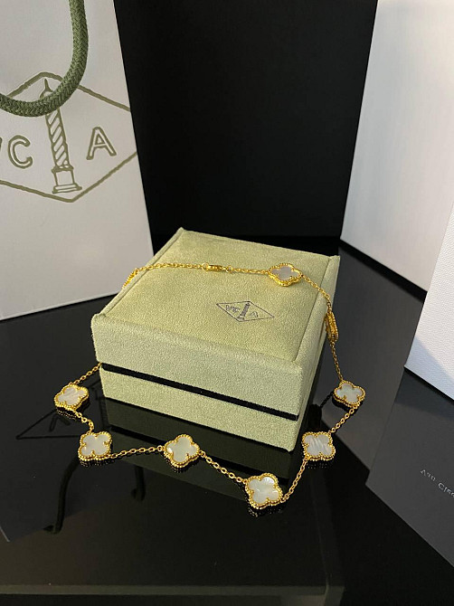 Ванклиф подвеска короткая на 10 элементов позолота 18 К Одесса - изображение 1
