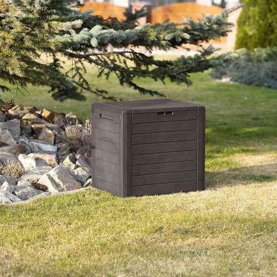 Ящик для зовнішнього зберігання PROSPERPLAST WOODEBOX 140 л, коричневий Київ