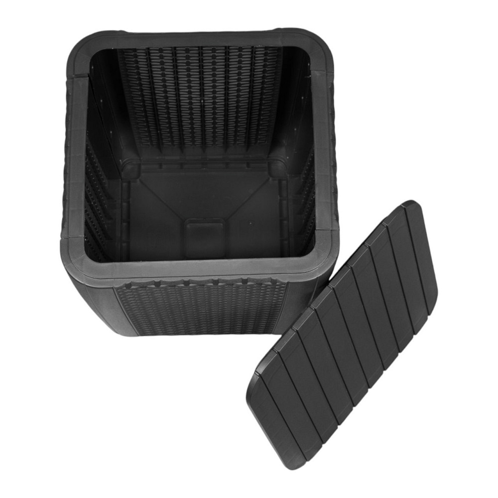 Стіл-скриня пластикова Keter Luzon Flat, графіт Київ - фото 3