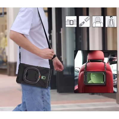 Чехол для планшета BeCover Heavy Duty Case With Stand Holder Samsung Galaxy Tab Active 5 SM-X306B 8" Black (710950) Винница - изображение 8