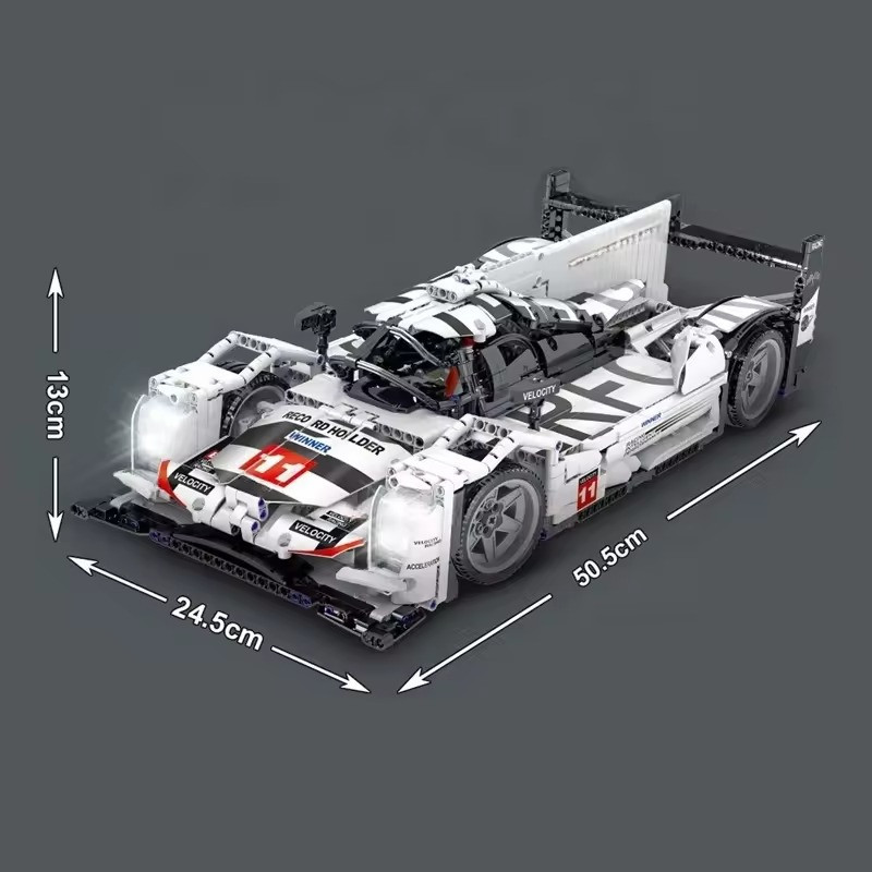 Конструктор “Спортивна машина для перегонів на витривалість” на 1722 деталі, біла Кам'янець-Подільський - фото 6