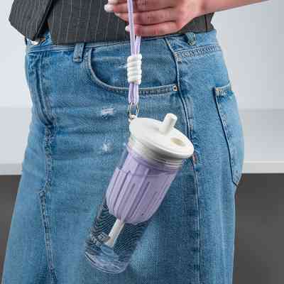 Пляшка для води Kite 650 мл, біло-ліловий (K25-1219-2) Вінниця