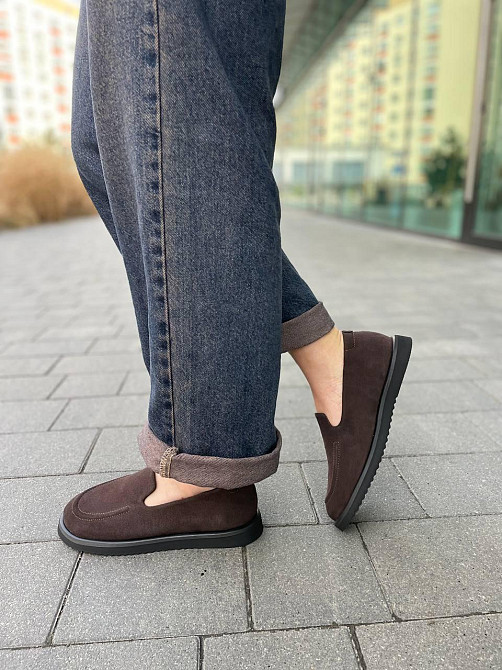 Zemira Балетки жіночі M.KRAFT T-79 коричневі (весна-осінь, замша натуральна) (5789) Коломыя - изображение 4