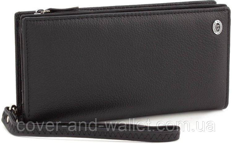 Мужской кошелек клатч на молнии с визитницей из натуральной кожи ST Leather 1431 Киев - изображение 4