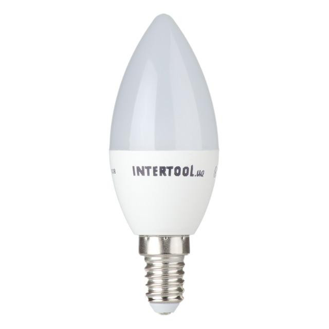 Лампа світлодіодна LED C37, E14, 3 Вт, 150-300 В, 4000 K, 30000 год, гарантія 3 роки (Свічка) Львів - фото 1