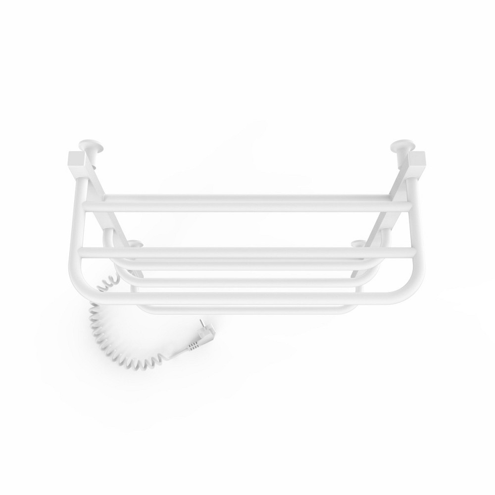 Електрична рушникосушка Laris Зебра Комфорт ЧФ6 500Х600 Е з полицею біла R3 Київ - фото 4