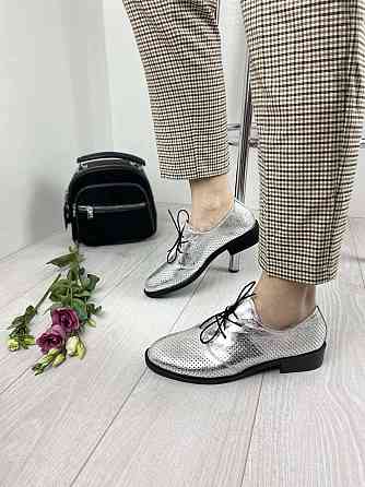 VIKTTORIO Туфлі жіночі VIKTTORIO 222 срібні (весна-літо, шкіра натуральна) (3133) 39 Коломыя