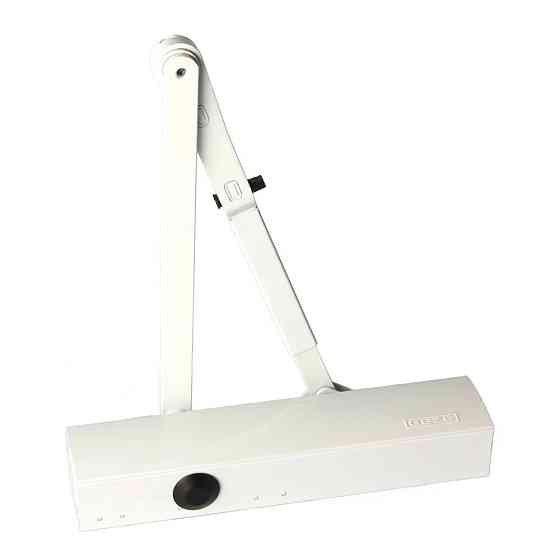 Дотягувач Geze TS-4000 з колінною тягою Н.О. (білий) Киев