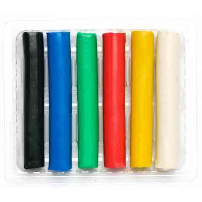 Пластилін Школярик Круглий 6 кольорів 78 г (83811905-UA) Вінниця