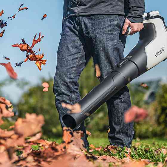 Воздуходув-пылесос садовый Litheli 560CFM, питание от павербанка (2шт УМБ Litheli Power Bank 20000mAh, 45 Киев