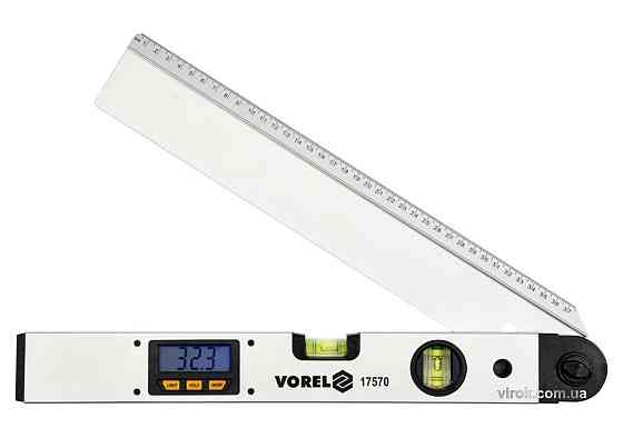 Рівень - кутомір електронний VOREL : L= 40 см цифровй дисплей, 2 капсули [20] Одеса