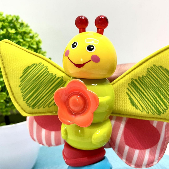 Брязкальце дитяче Limo Toy Метелик 20 см (HB-0033) Чернигов - изображение 5