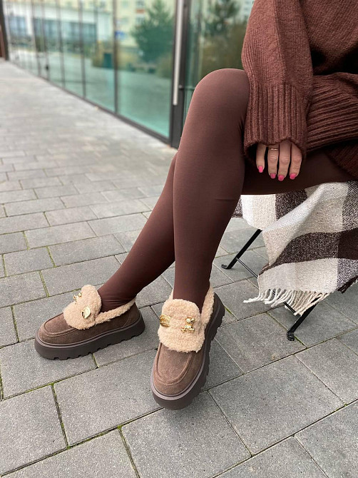 PLPS Угги жіночі PLPS 2802-4 коричневі (зима, замша натуральна) (6029) Коломыя - изображение 3