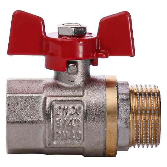 Кран кульовий прямий Q PROFESSIONAL 3/4" НВ КБ PN40 QP152 Київ