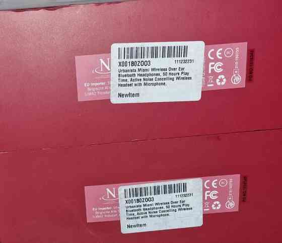 Навушники Urbanista Miami Hybrid ANC Ruby Red. Харків