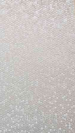 Шпалери вінілові на флізеліні AdaWall Signature1.06х10 точки маленькі круги структурні сірі сріблясті 3д Київ