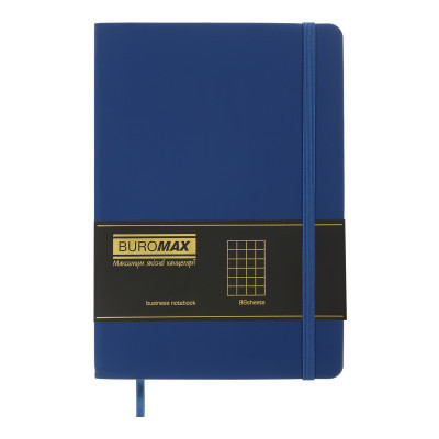 Книга записная Buromax Touch Me 96 листов А5 в клетку синий (BM.295102-02) Винница - изображение 2