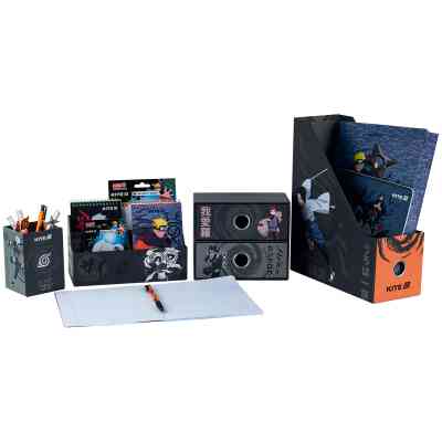 Настільний набір Kite Naruto 4 предмети, картон (NR25-357) Вінниця