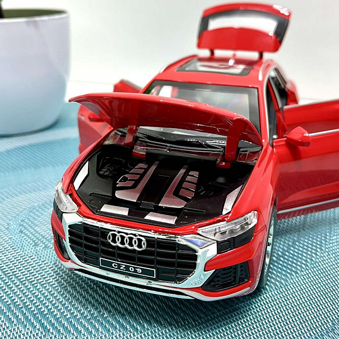Машинка металева TK Union Group Audi Q8 відчиняються двері капот багажник масштаб 1:24 Червона (GT-5250) Чернігів - фото 8