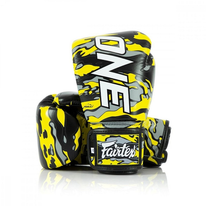 Боксерські рукавиці Fairtex BGV-ONE X STBG (натуральна шкіра) 12 унцій (бинти в комплекті) Каменское - изображение 2