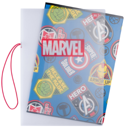 Зошит А4/48 кл. в пластиковій папці з малюнком "MARVEL HERO" YES, шт Київ
