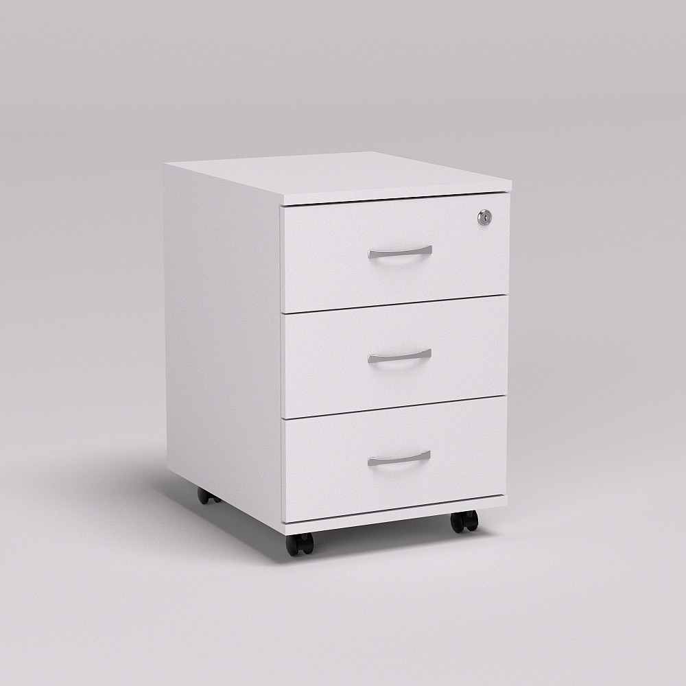 Тумба офисная ТМ-2, Белый, 400/480/590 Львов - изображение 1