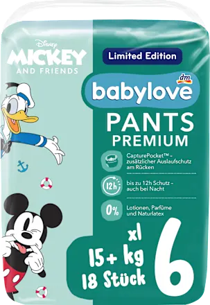 Babylove Дитячі штани преміум-класу Disney, розмір 6 XL (15+ кг), 18 шт. Київ