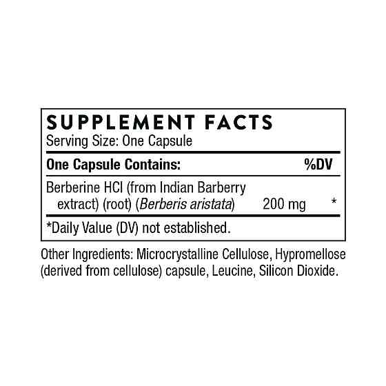 Берберин Thorne Berberine 200 mg 60 капс Киев