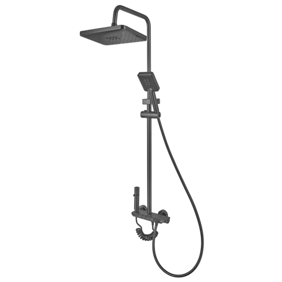 Душова колона Armata BCS-009-J Graphite з кнопковим змішувачем, 4 режими (CH650) Харків