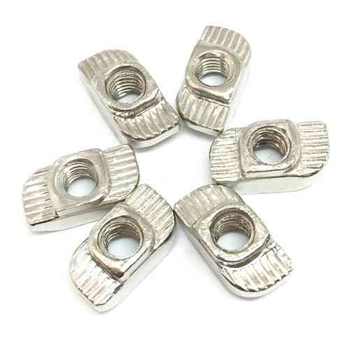 Гайка Т-подібна 10шт, M6 для 8мм паза алюмінієвого профілю 30 серії Вінниця